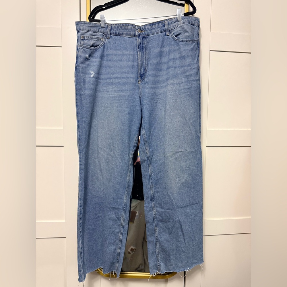 H&M Wide Leg High Waist Jeans
